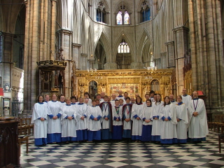 LCMC at Westminster Abbey, August 2009